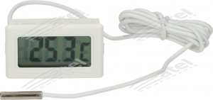 TERMOMETRO DIGITALE -50+70°C BIANCO - <b>(25FR049)</b>